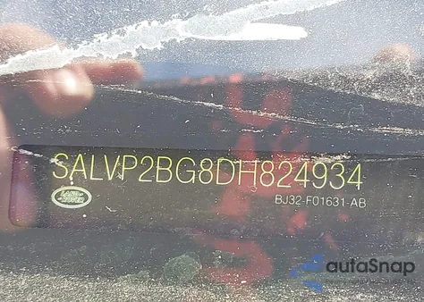 2013 Land Rover Range Rover Evoque Pure z USA, uszkodzony, nr VIN SALVP2BG8DH824934